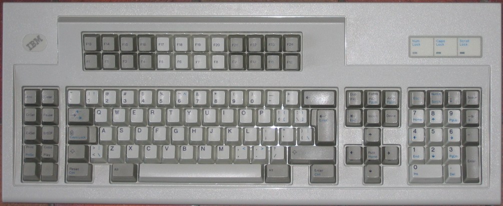 A 122-key IBM Model F keyboard