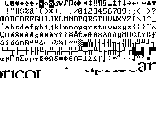 [Apricot Xi system font]